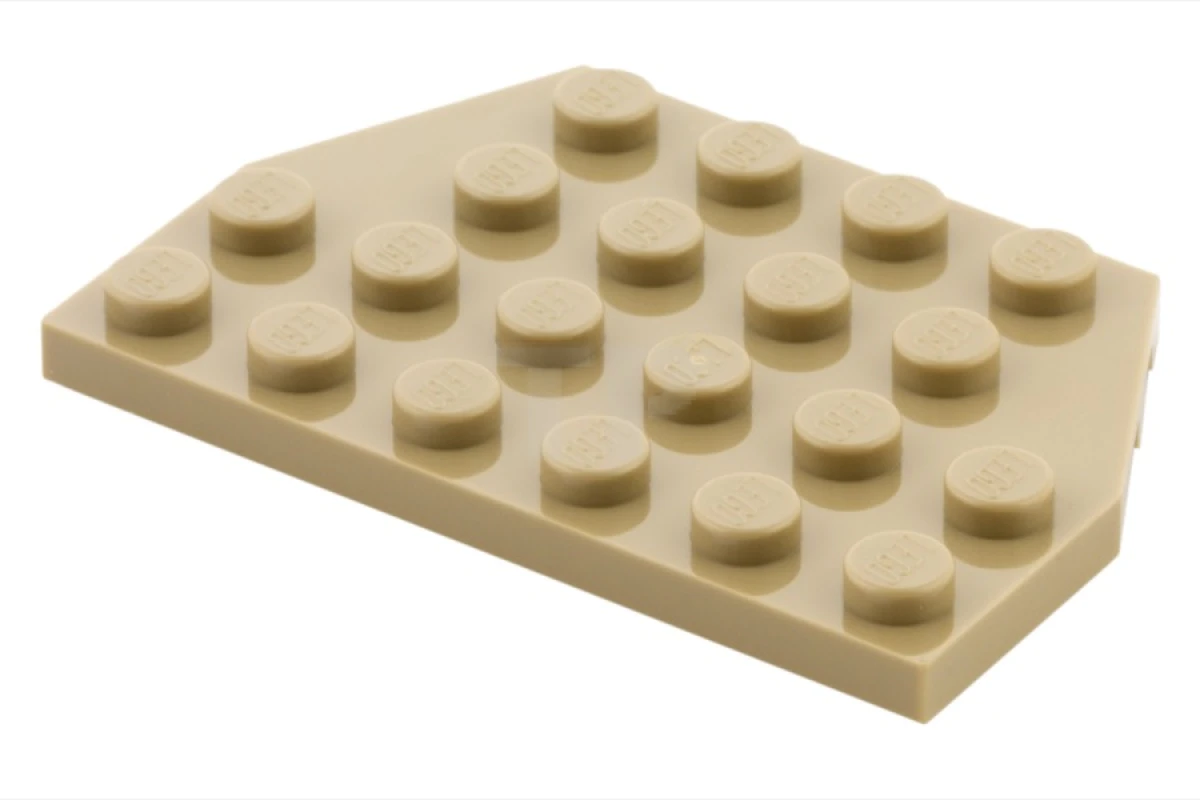 LEGO&reg; 6311433 - 32059 - Plate 4 x 6 Wedge - Cut Corners