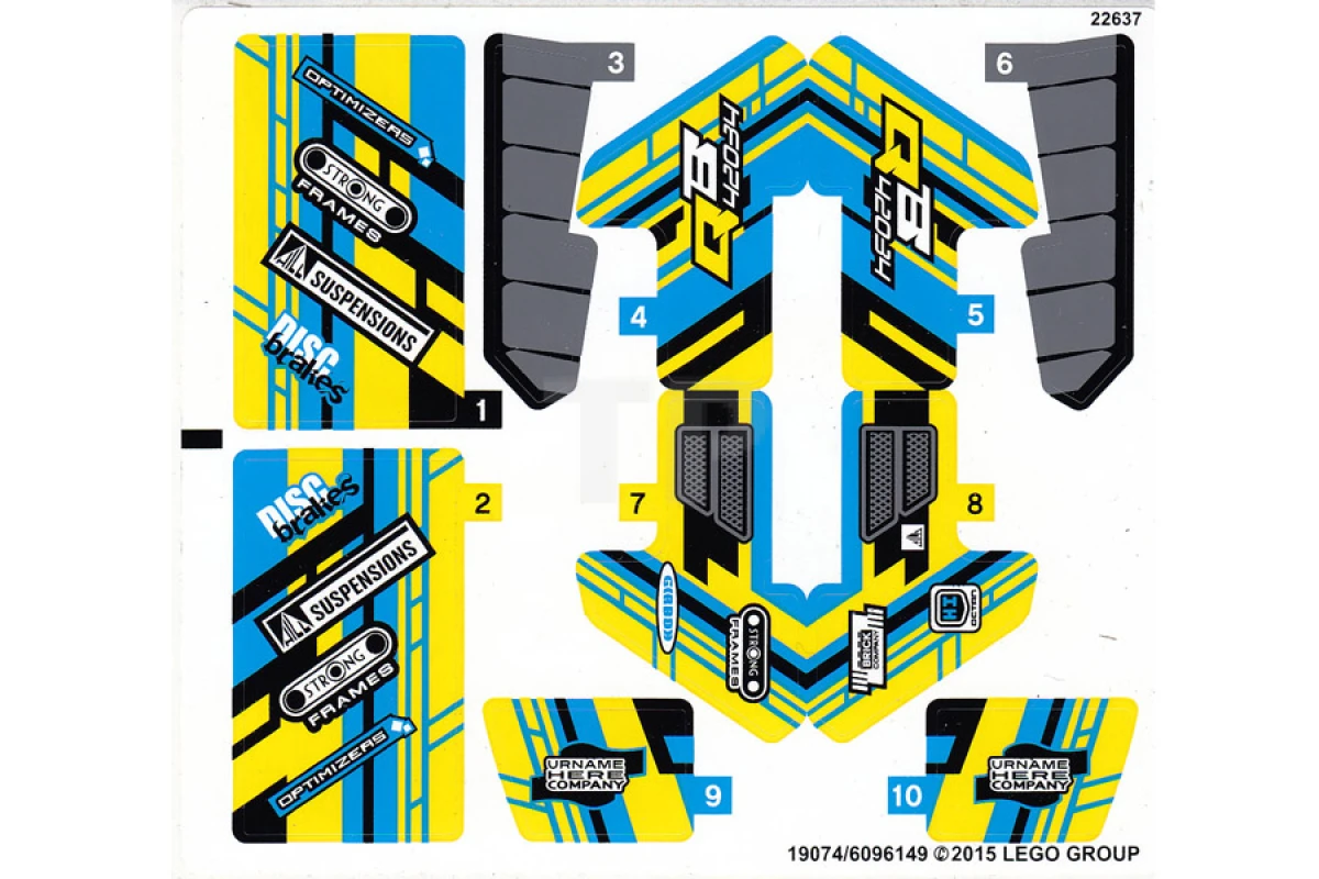 LEGO&reg; 6096149 - Sticker voor set 42034