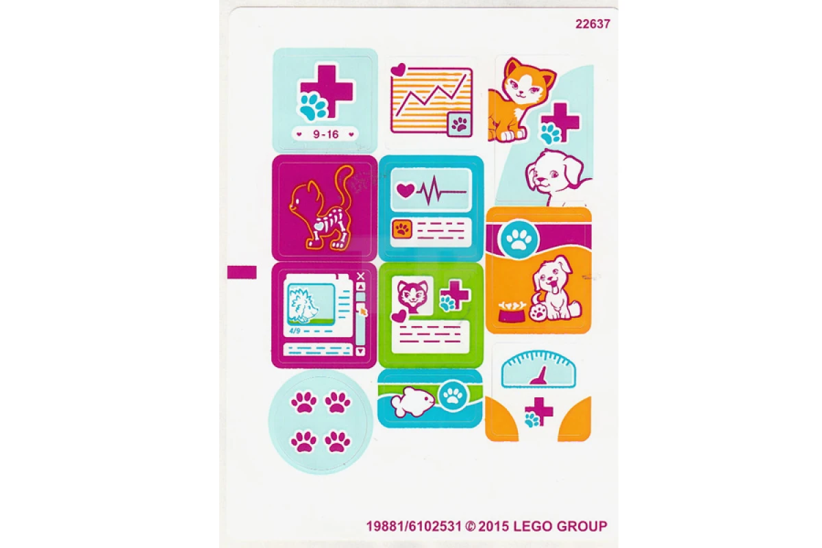 LEGO&reg;  - Sticker for Set 41085