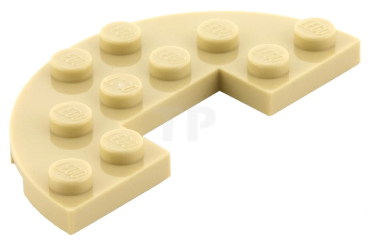 LEGO&reg; 6099893 - 18646 - Plate 3 x 6 Half Round with 1 x 2 Cutout