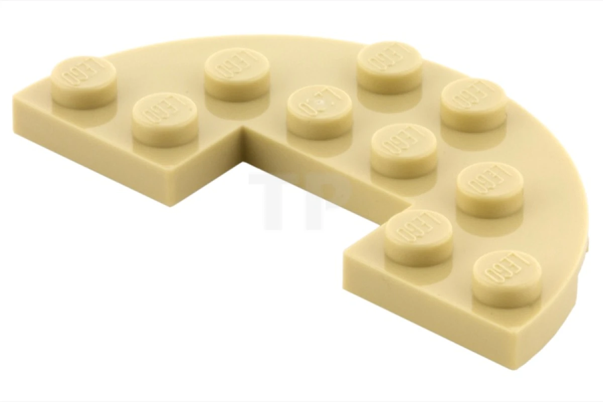 LEGO&reg; 6099893 - 18646 - Plate 3 x 6 Half Round with 1 x 2 Cutout