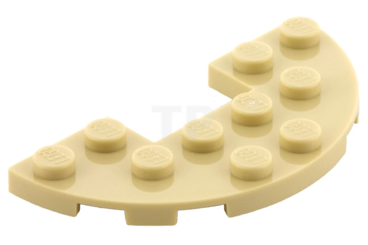 LEGO&reg; 6099893 - 18646 - Plate 3 x 6 Half Round with 1 x 2 Cutout