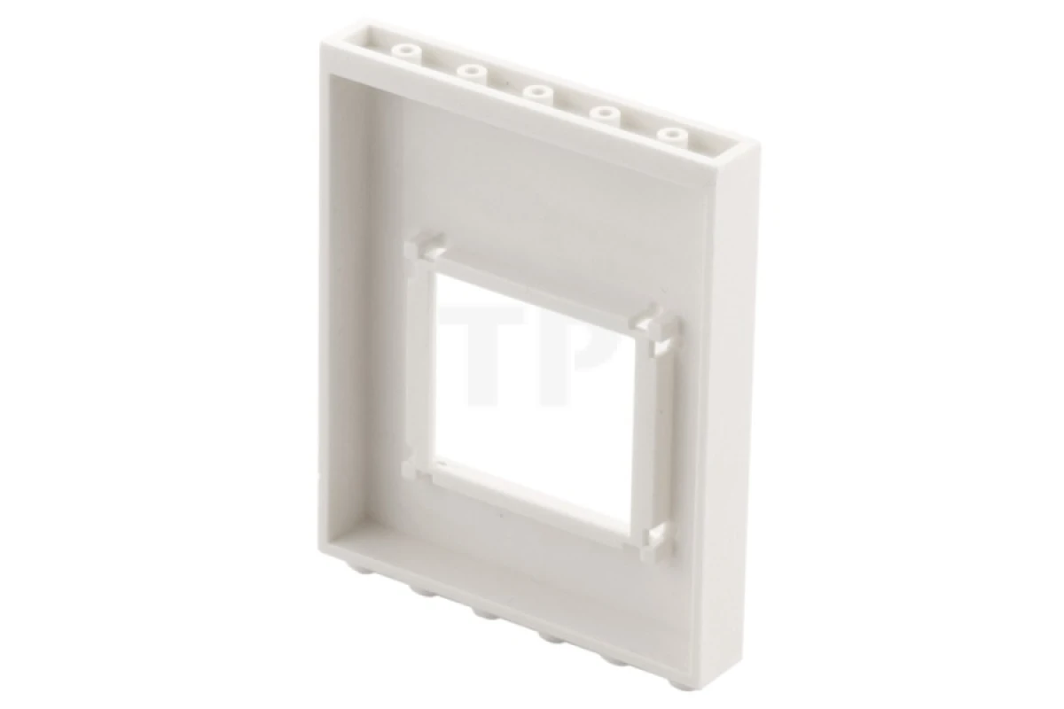 LEGO&reg; 6102658 - 15627pb007 - Panel 1 x 6 x 6 with Window with Grass and Leaves Pattern