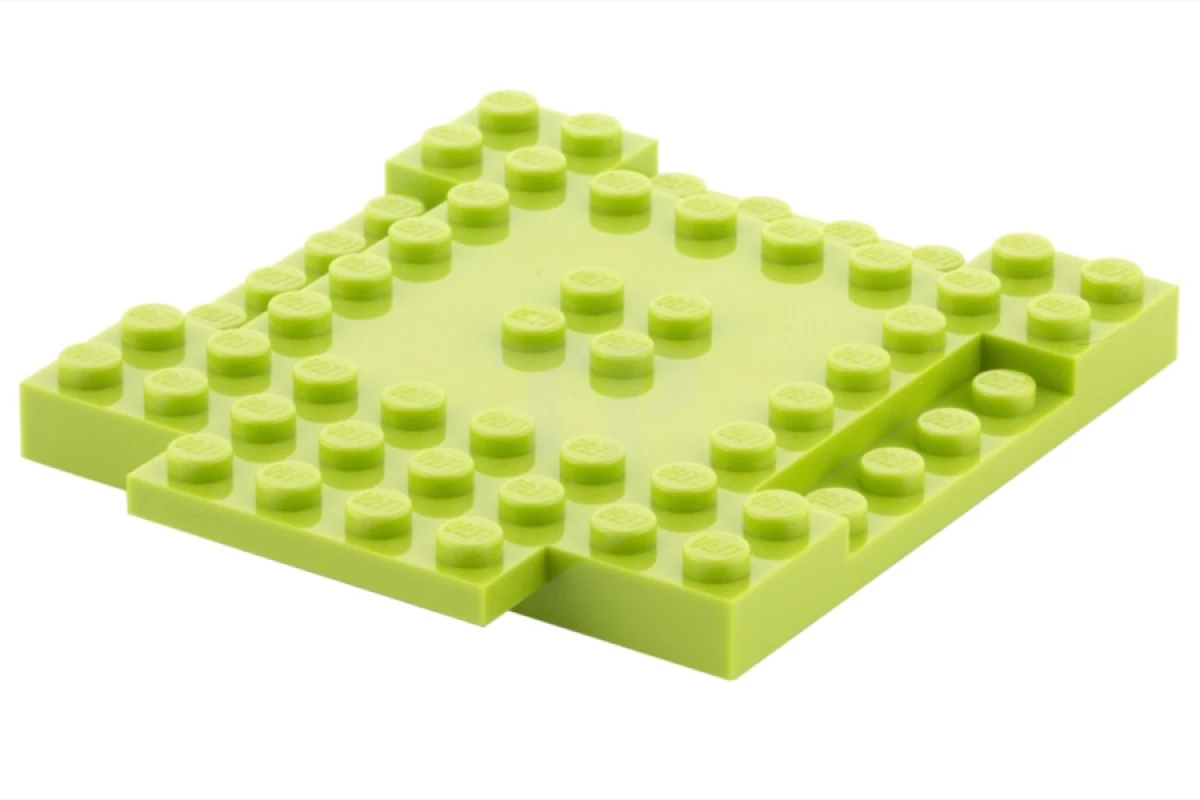 LEGO&reg; 6055164 - 15624 - Brick, Modified 8 x 8 with 1 x 4 Indentations and 1 x 4 Plate