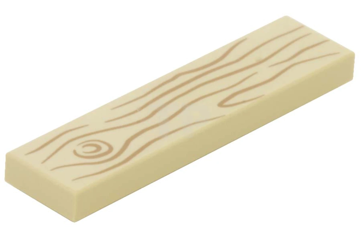 LEGO&reg; 6098606 - 2431pb366 - Tile 1 x 4 with Wood Grain Pattern