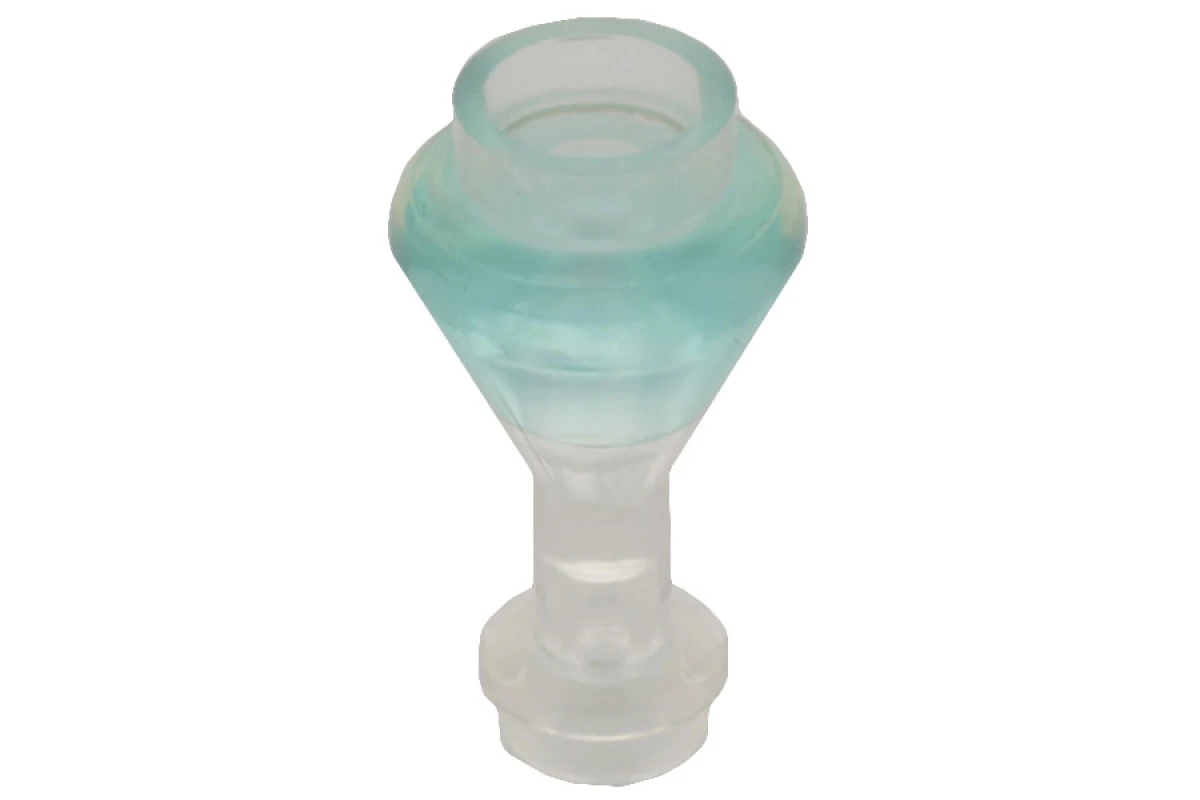 LEGO&reg; 6042467 - 93549pb04 - Minifig, Utensil Bottle, Erlenmeyer Flask with Trans-Light Blue Fluid Pattern