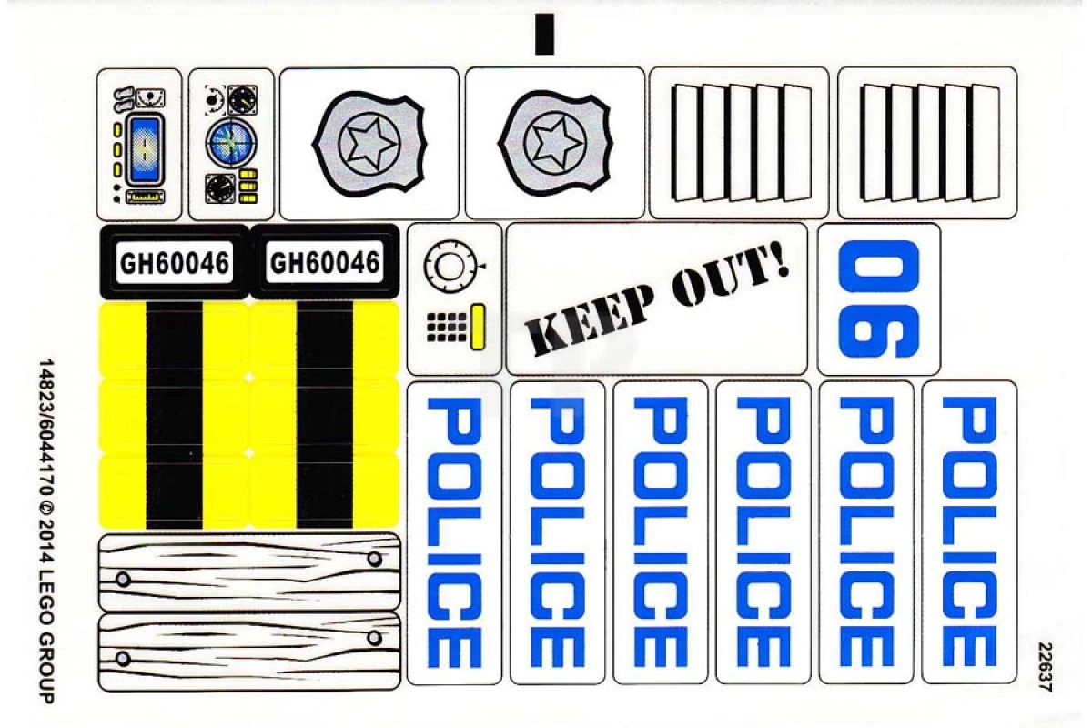 LEGO&reg; 6044170 - Sticker for Set 60046