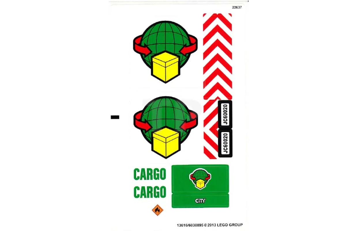 LEGO&reg; 6030895 - Sticker for Set 60020