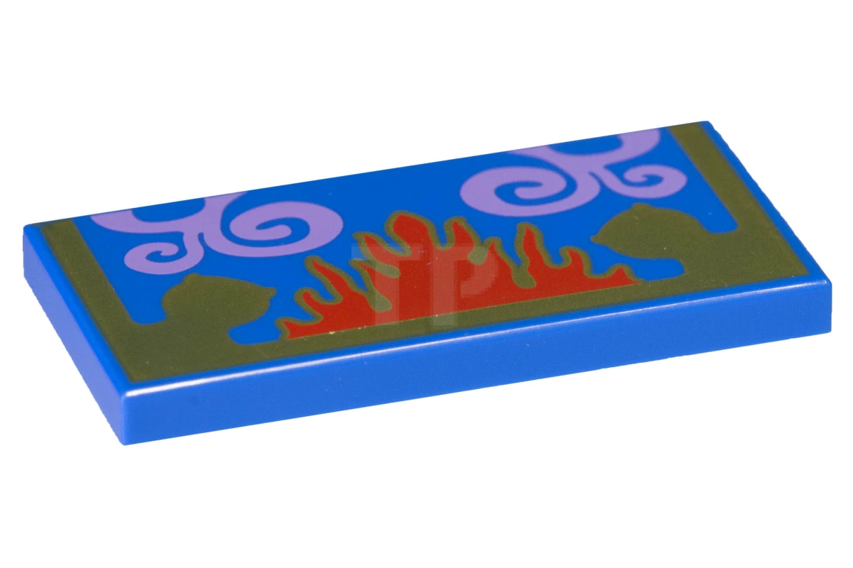 LEGO&reg; 6102643 - 87079pb0192 - Carreau 2 x 4 avec motif de tapis oriental