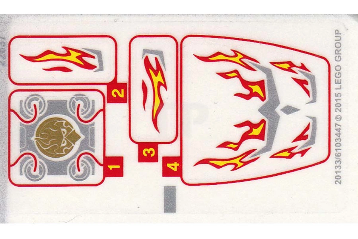 LEGO&reg;  - Sticker for Set 70222