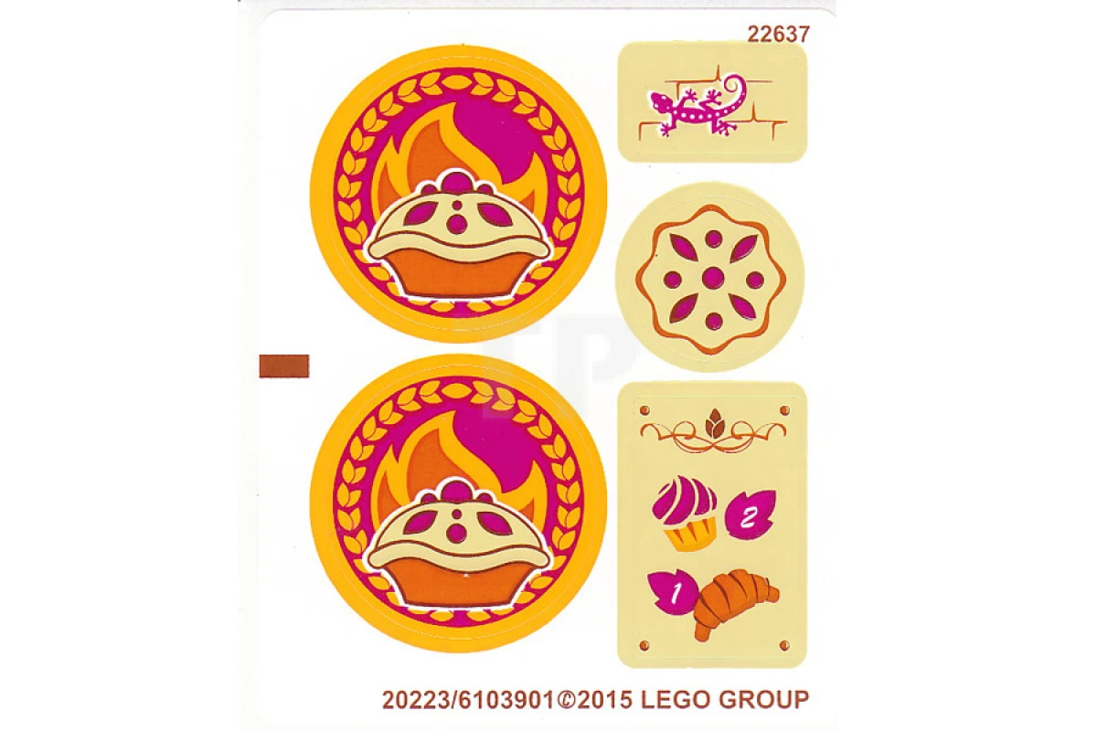 LEGO&reg; 6103912 - Autocollant pour l'ensemble 41074