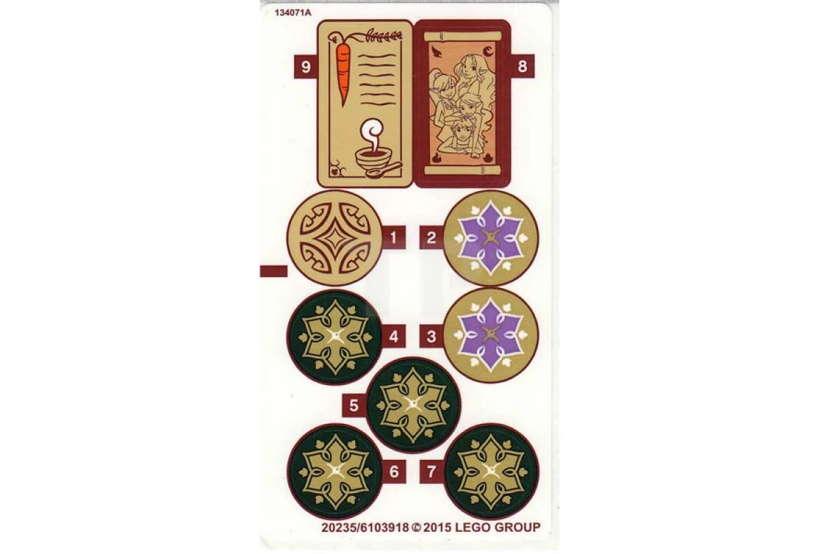 LEGO&reg;  - Sticker for Set 41075