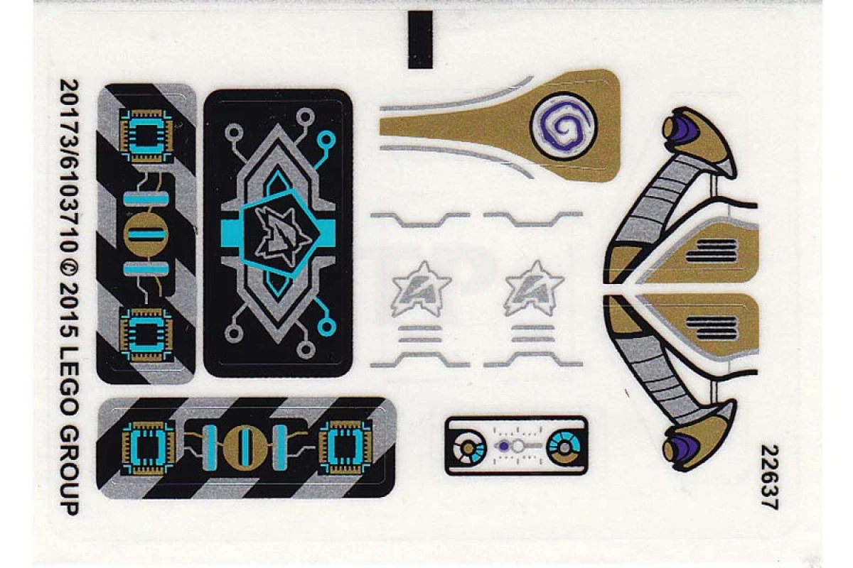 LEGO&reg;  - Pegatina para Set 70167