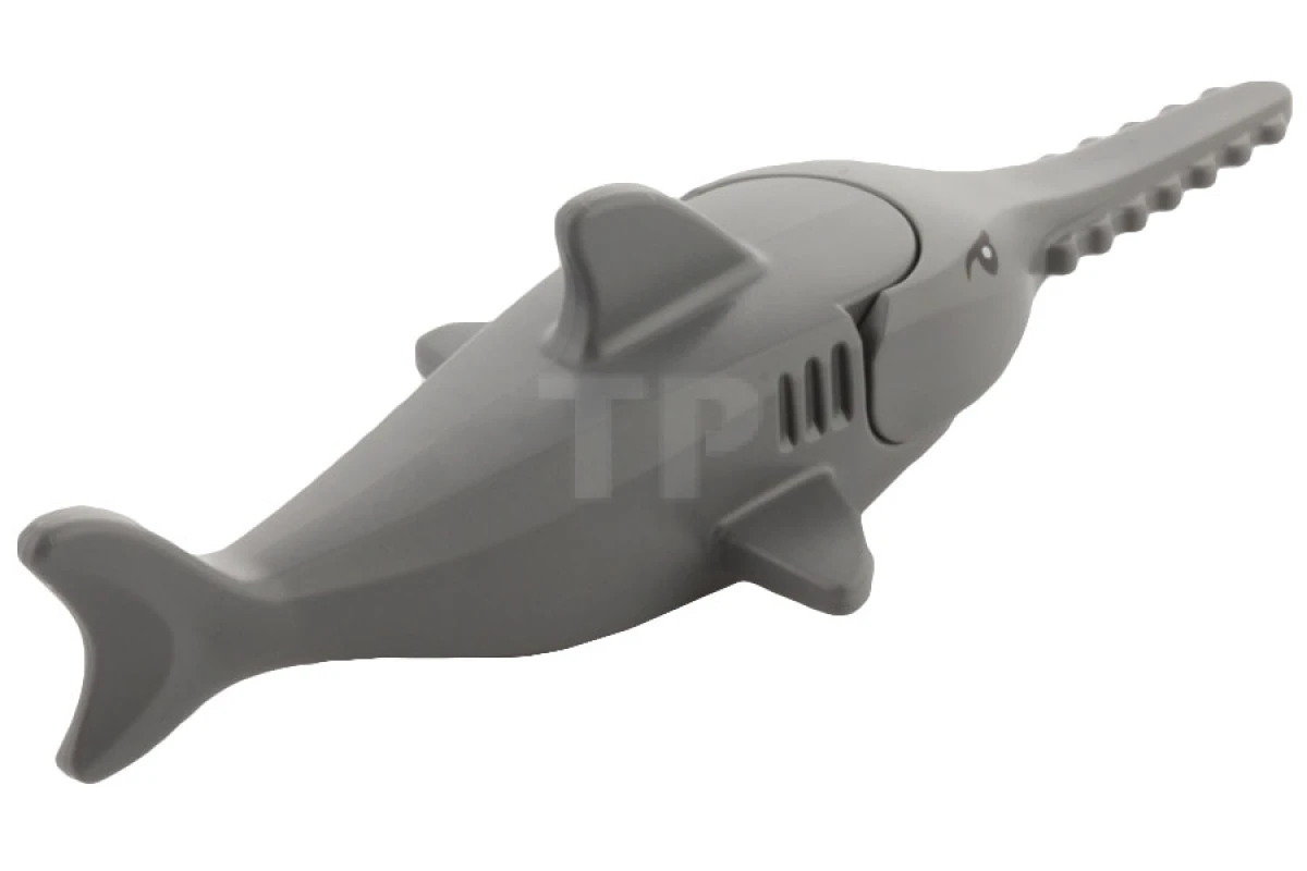 LEGO&reg;  - 14518c02pb01 - Sawfish with Gills and Eyes Pattern (Complete Assembly)