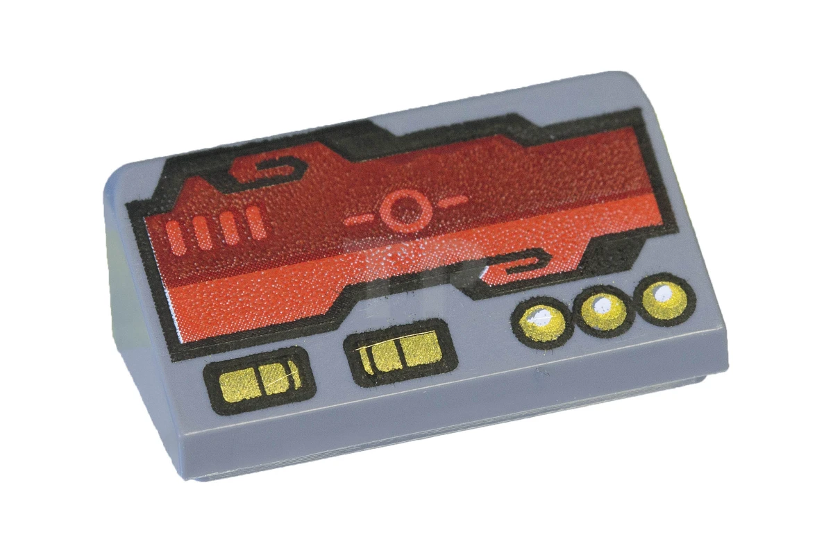 LEGO&reg; 6101924 - 85984pb077 - Dachstein 30° 1 x 2 x 2/3 mit Screen und Buttons Pattern