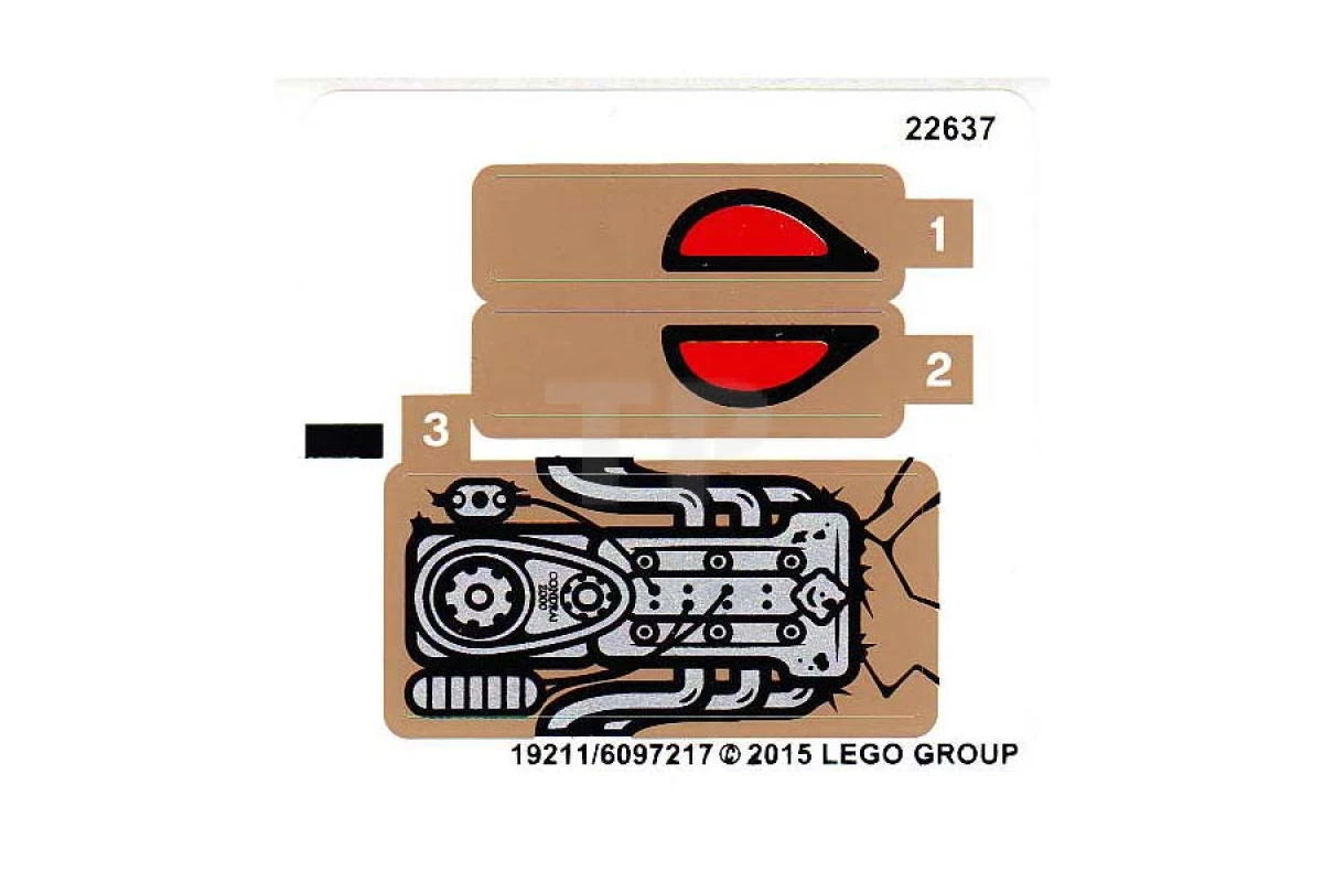 LEGO&reg;  - Sticker for Set 70745