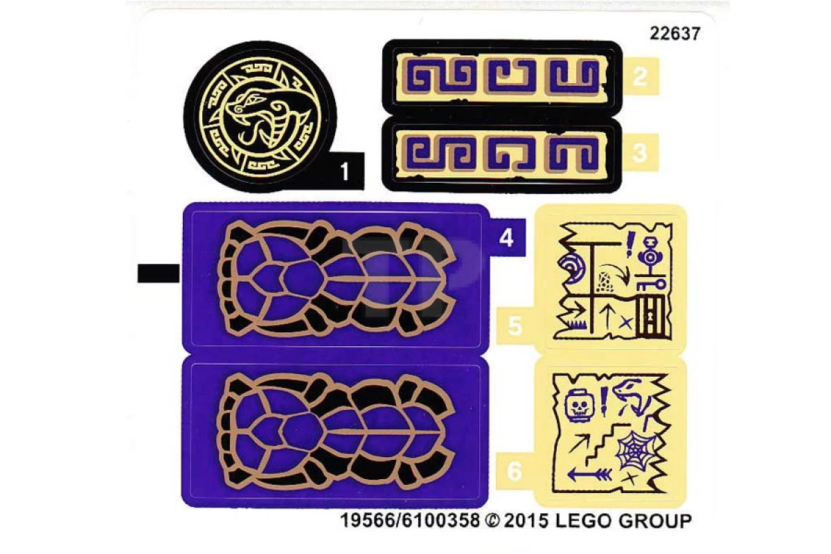 LEGO&reg; 6100358 - Sticker for Set 70749