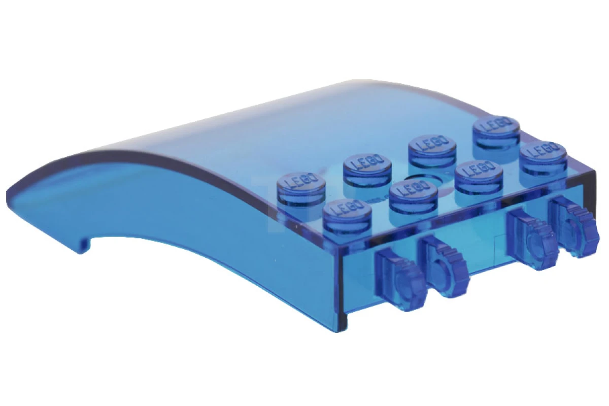 LEGO&reg; 6097027 - 46413 - Windscreen 8 x 4 x 2 Curved with Locking Dual 2 Fingers