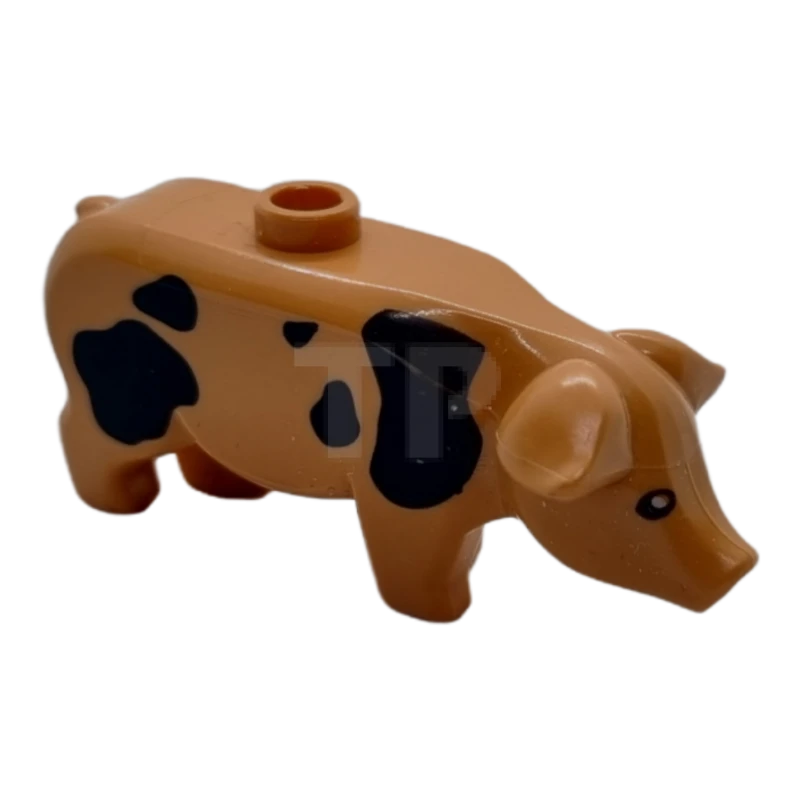LEGO&reg; 6068981 - 87621pb02 - Pig With Black Spots Pattern