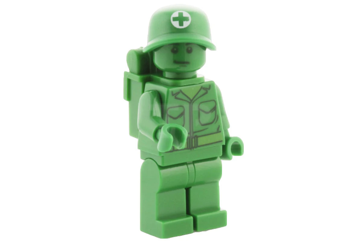 LEGO&reg; toy002 Medico dell'esercito verde