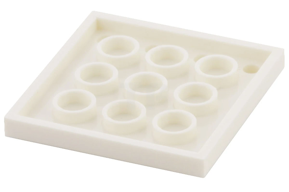 LEGO&reg; 6102854 - 6179pb086 - Carreau 4 x 4 avec des studs sur le bord avec motif de panier.