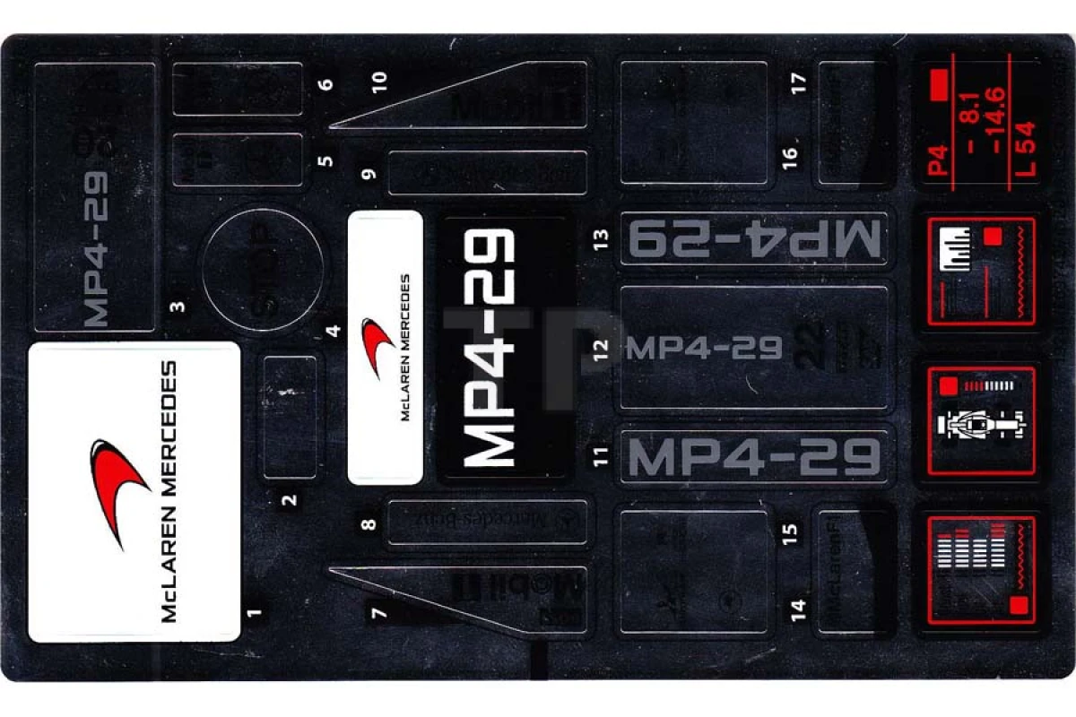 LEGO&reg; 6097426 - Pegatina para Set 75911