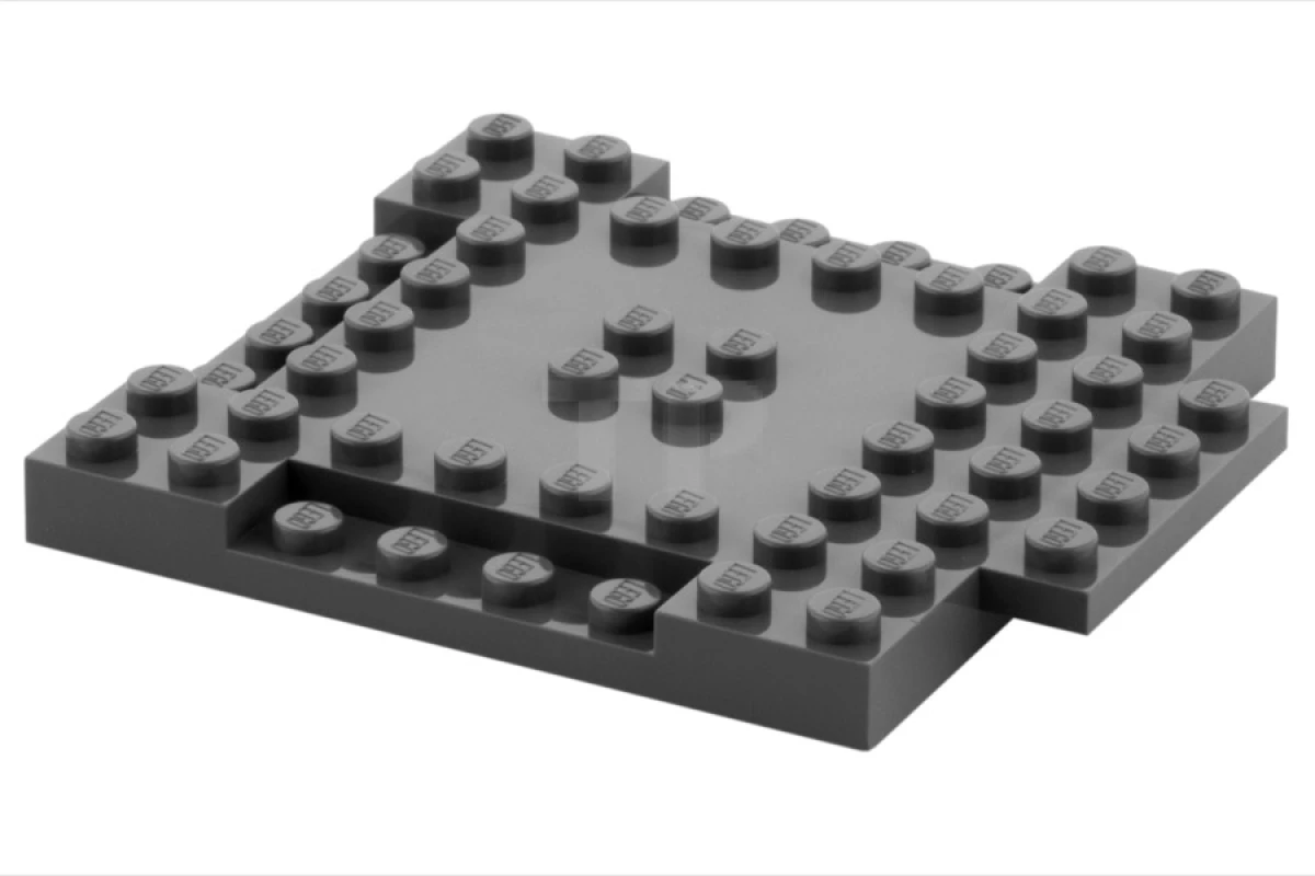 LEGO&reg; 6400317 - 15624 - Brick, Modified 8 x 8 with 1 x 4 Indentations and 1 x 4 Plate