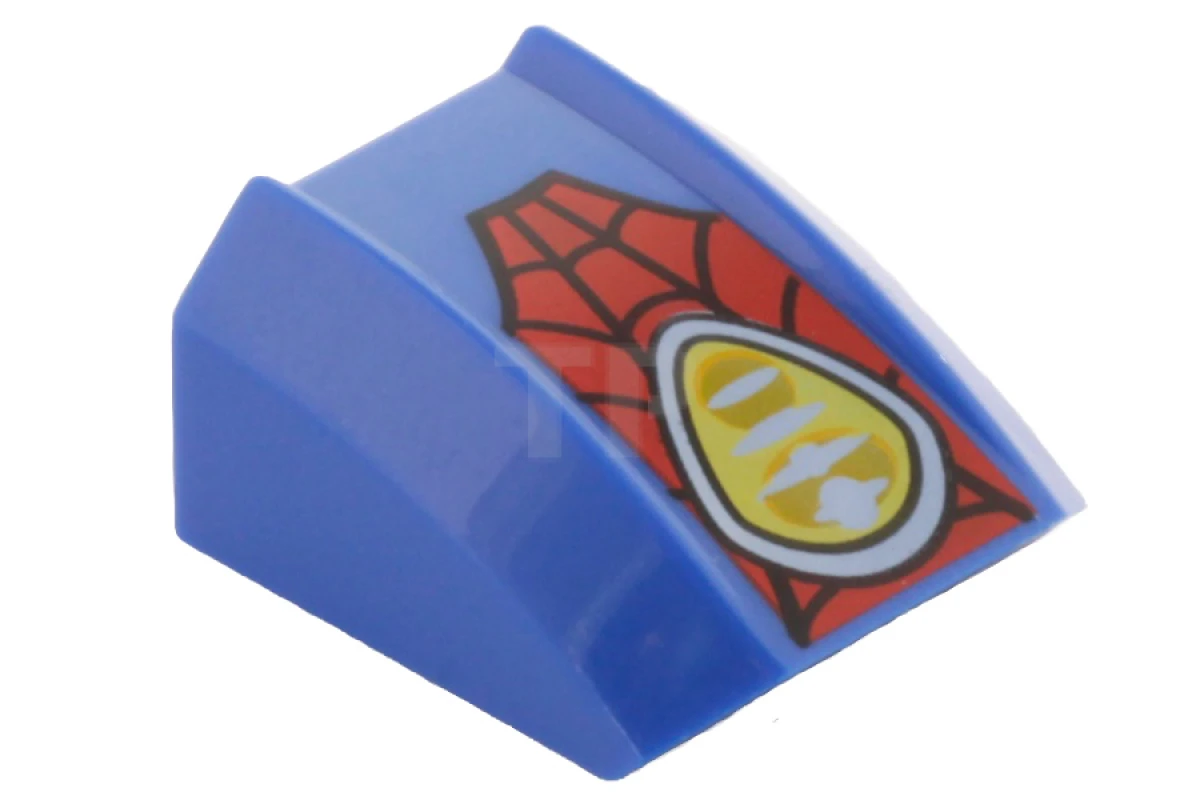 LEGO&reg; 6062589 - 30602pb068 - Pendiente 2 x 2 curvado con reborde y patrón de red