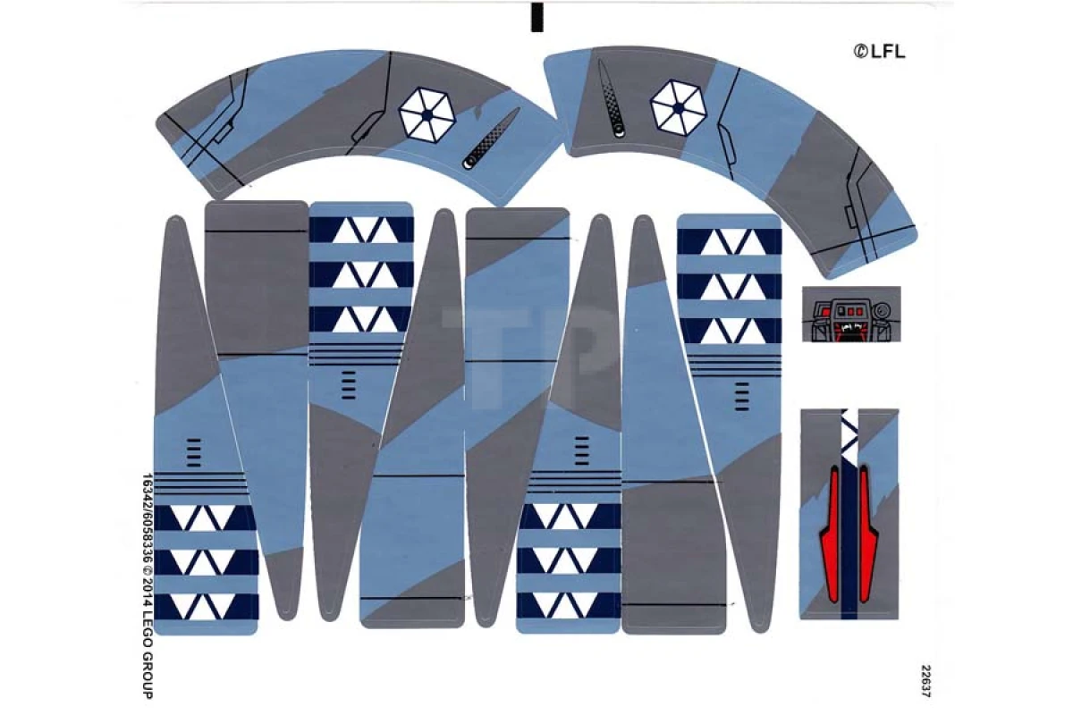 LEGO&reg; 6058336 - Sticker for Set 75041