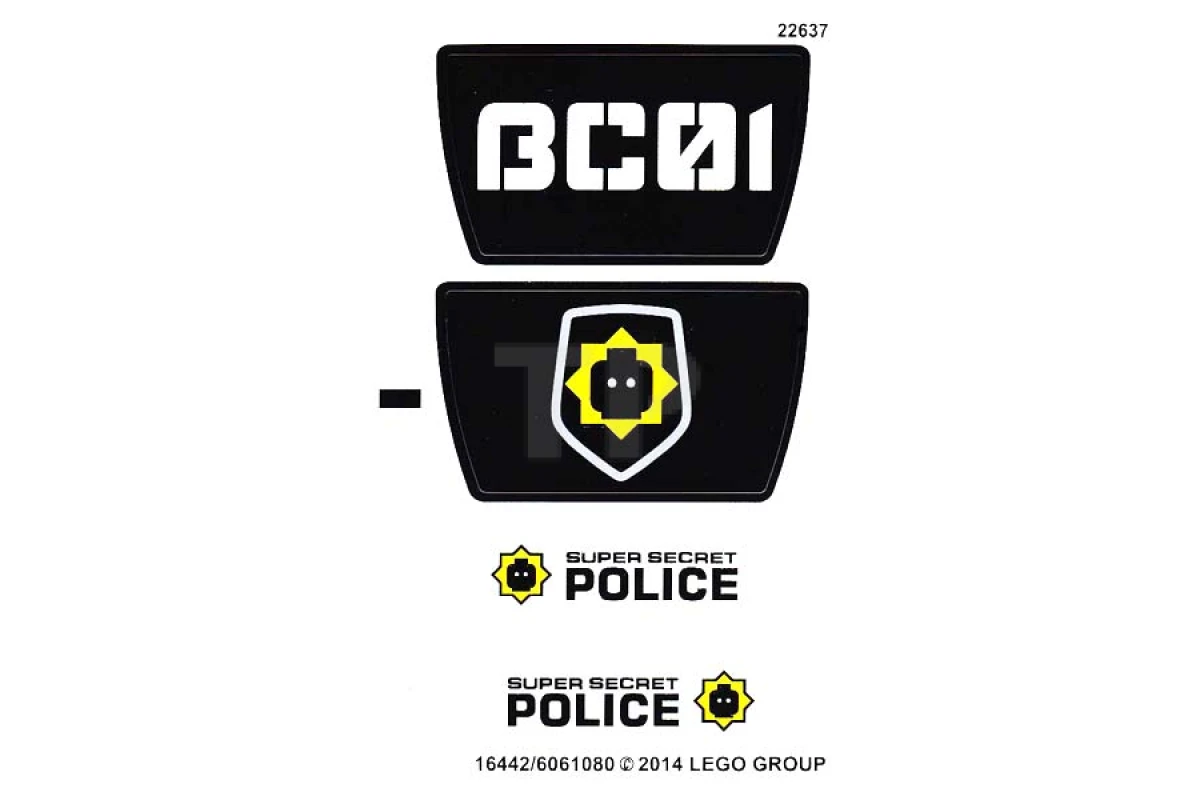LEGO&reg; 6061080 - Sticker for Set 70802