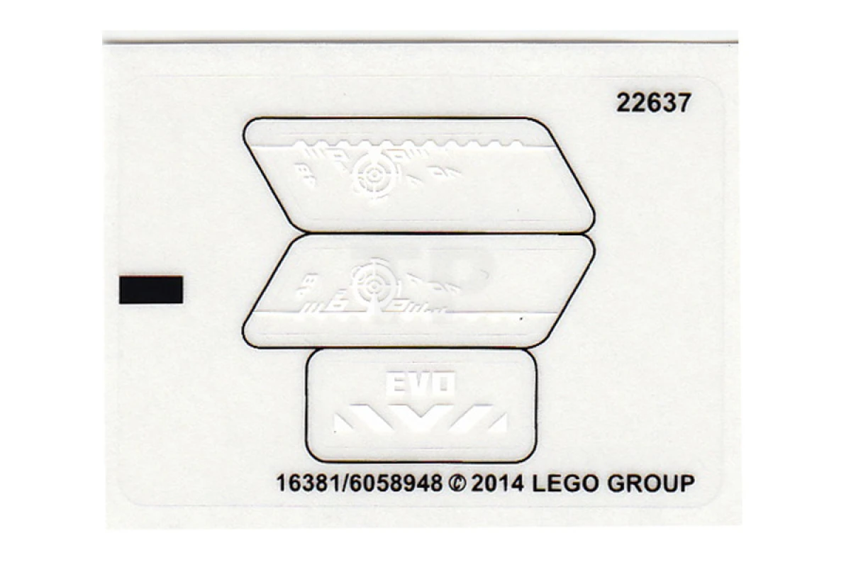 LEGO&reg; 6058948 - Aufkleber für Set 44015