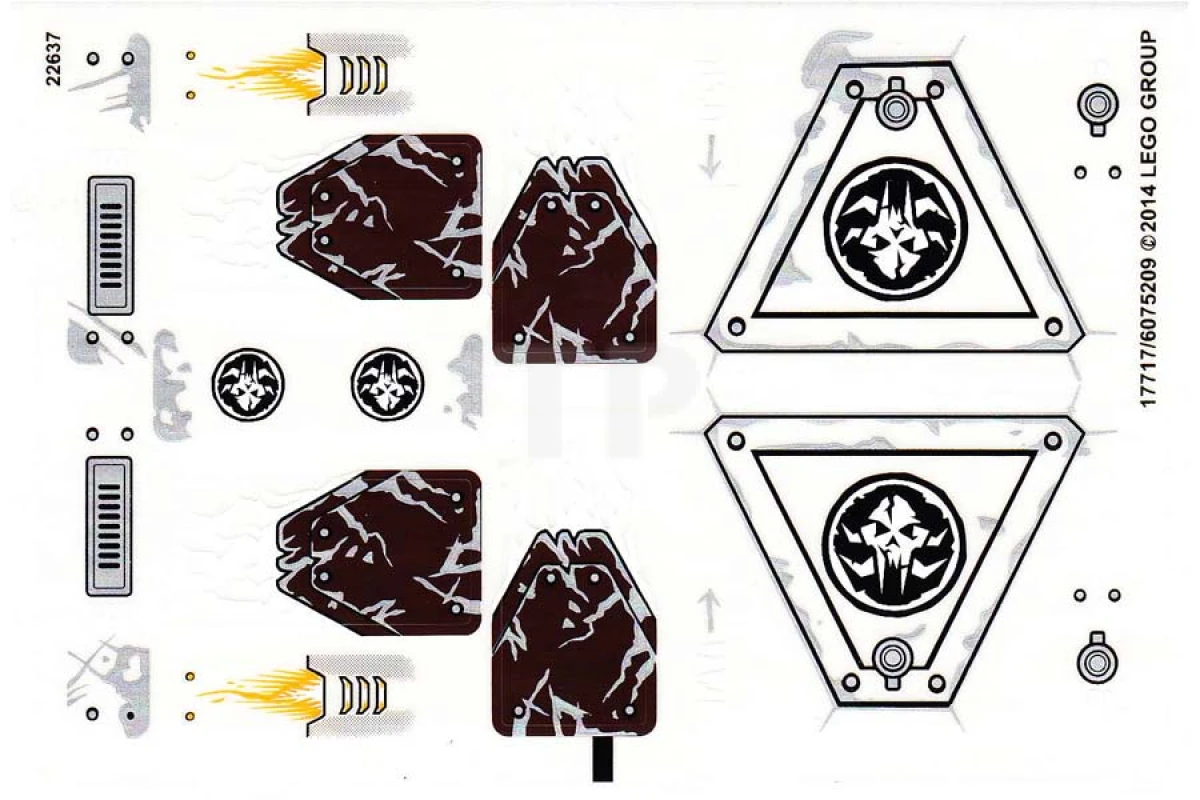 LEGO&reg; 6075209 - Sticker for Set 70145