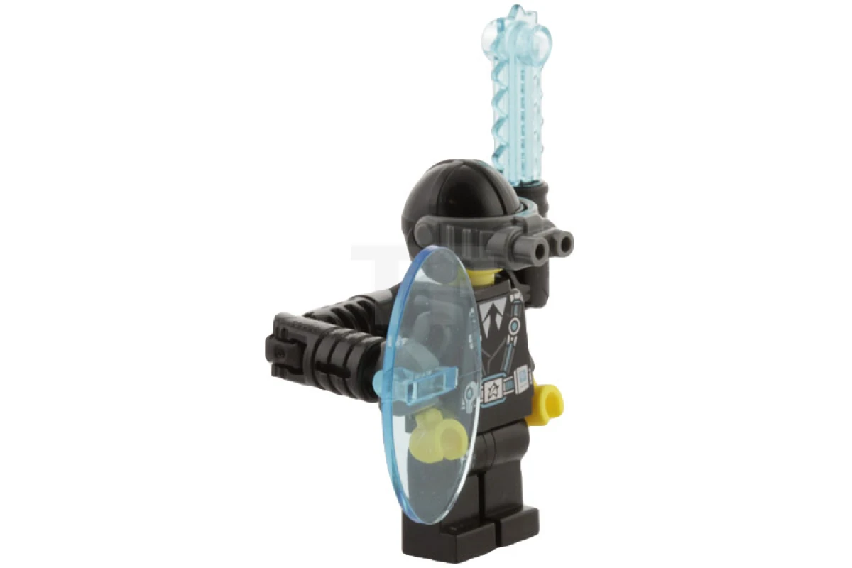 LEGO&reg; uagt013 Agent Curtis Bolt komplett - kein Aufkleber auf dem Schild