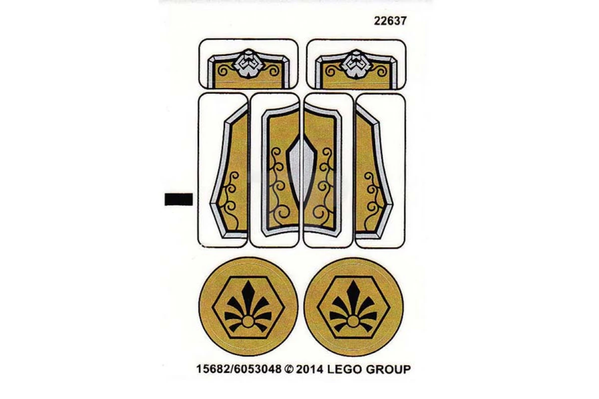 LEGO&reg; 6053048 - Adesivo per il set 70123