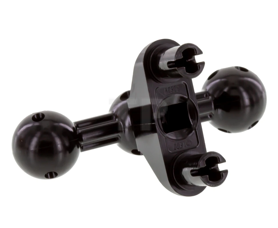 LEGO&reg; 4593579 - 90634 - Technic, Pin Connector Perpendicular 3L with 2 Pins, 2 Ball Joints on Axle