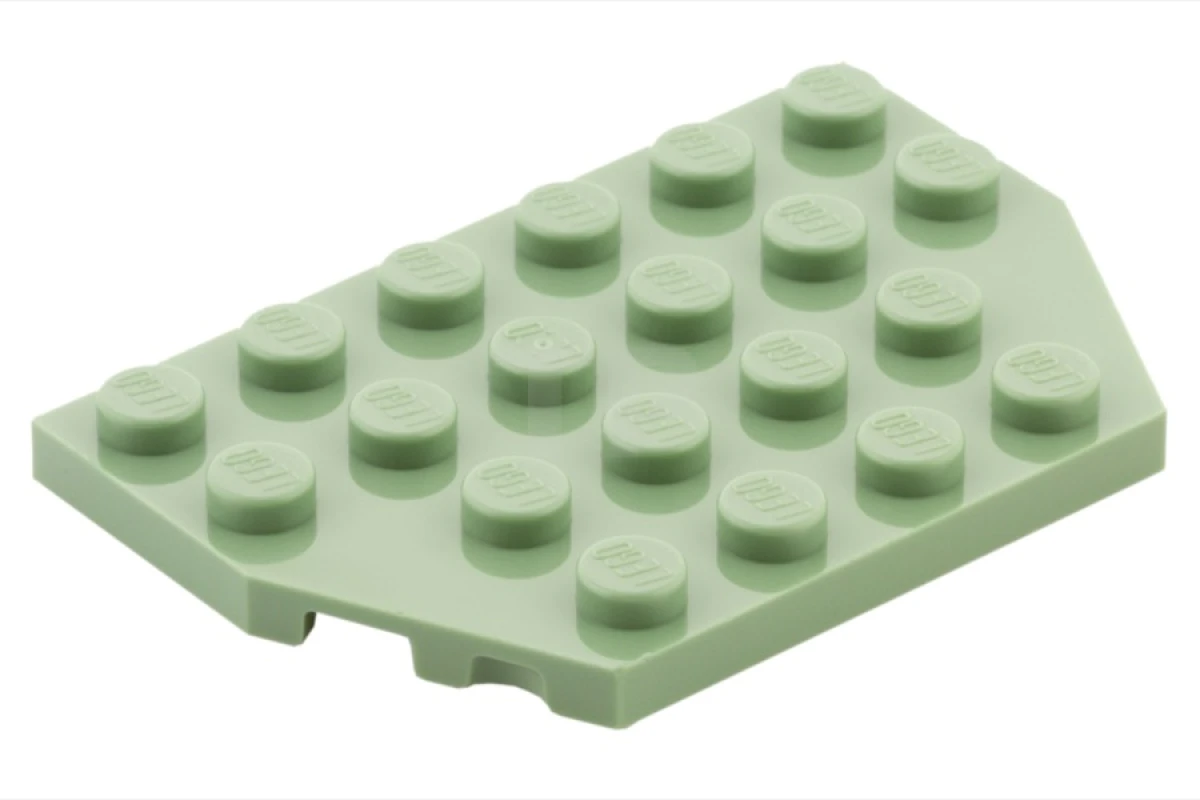 LEGO&reg; 6018479 - 32059 - Plate 4 x 6 Wedge - Cut Corners