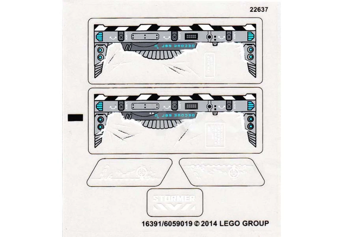 LEGO&reg; 6059019 - Sticker for Set 44017