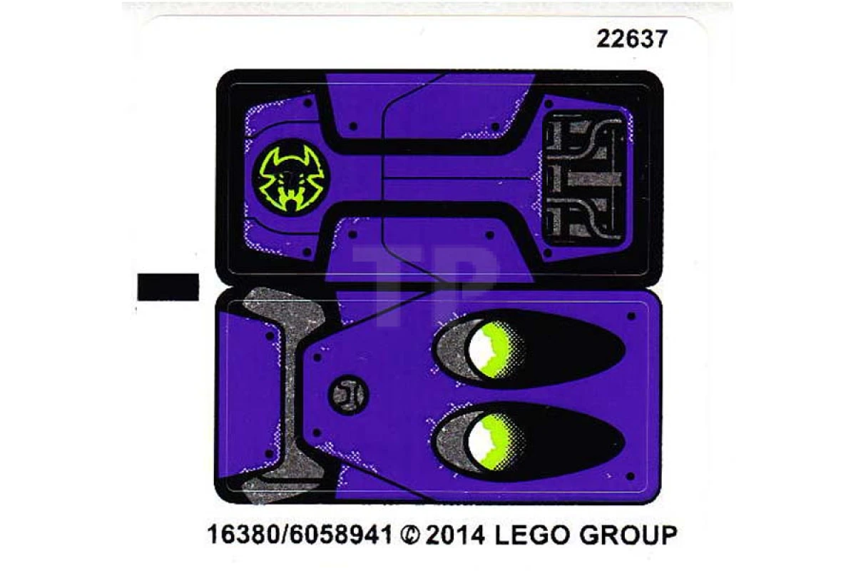 LEGO&reg; 6058941 - Aufkleber für Set 70128