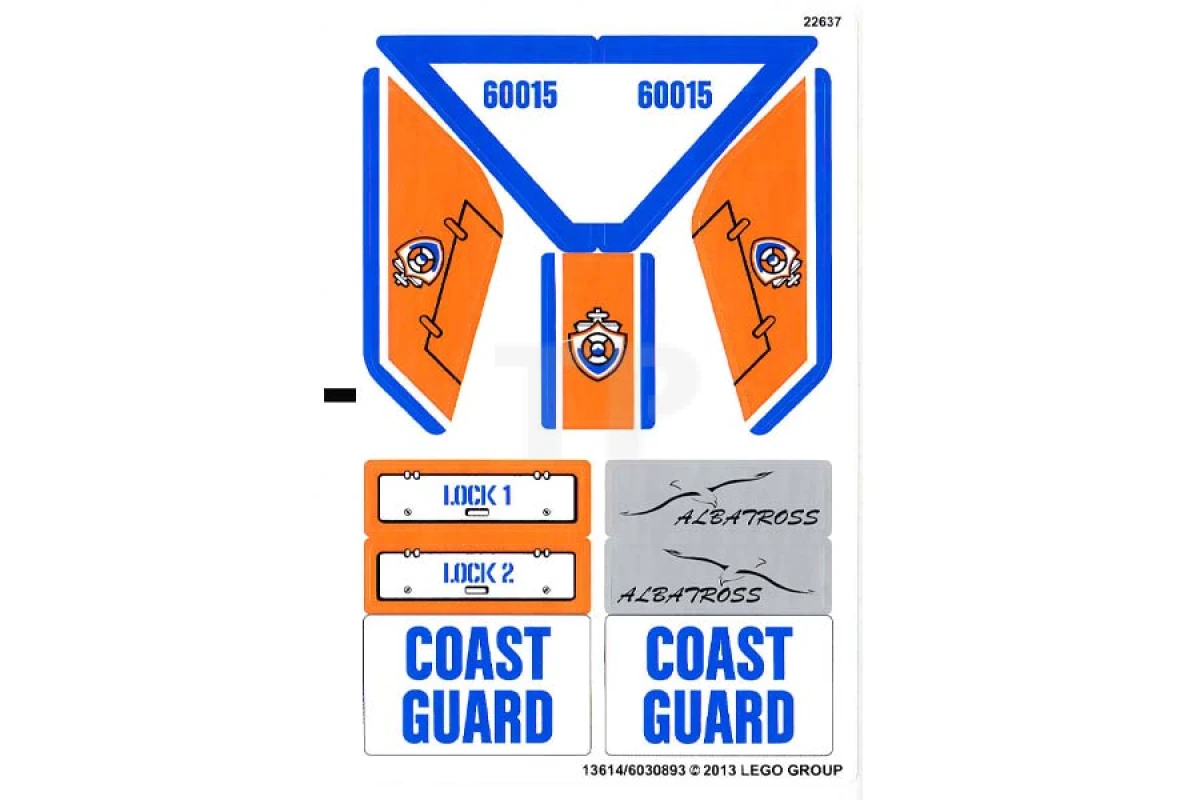 LEGO&reg; 6030893 - Sticker for Set 60015