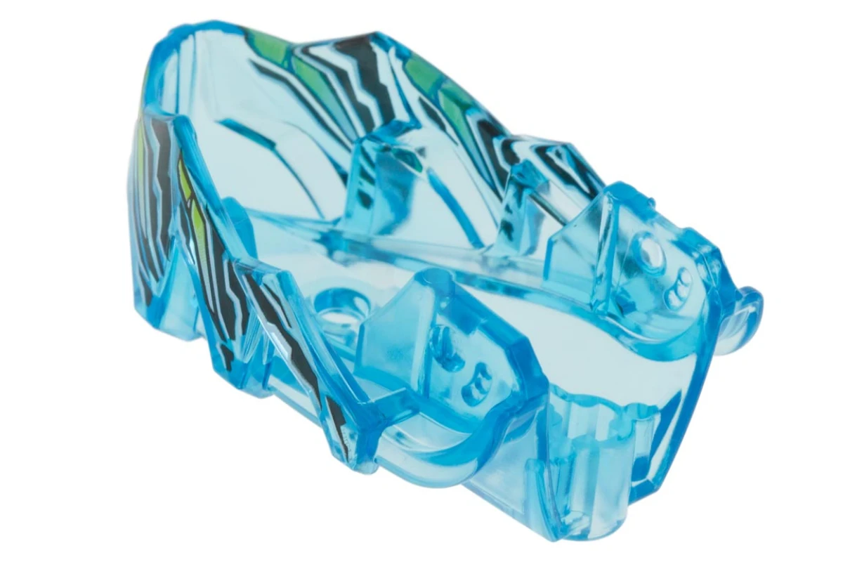 LEGO&reg; 6073690 - 15359pb003 - Testa della creatura di Hero Factory, mascella con foro per l'asse e modello a 4 occhi di calce