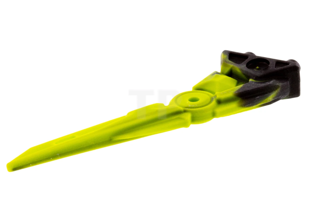 LEGO&reg; 6074583 - 92235pb02 - Hero Factory Weapon - Claw / Spike, Flexible with Marbled Lime Pattern