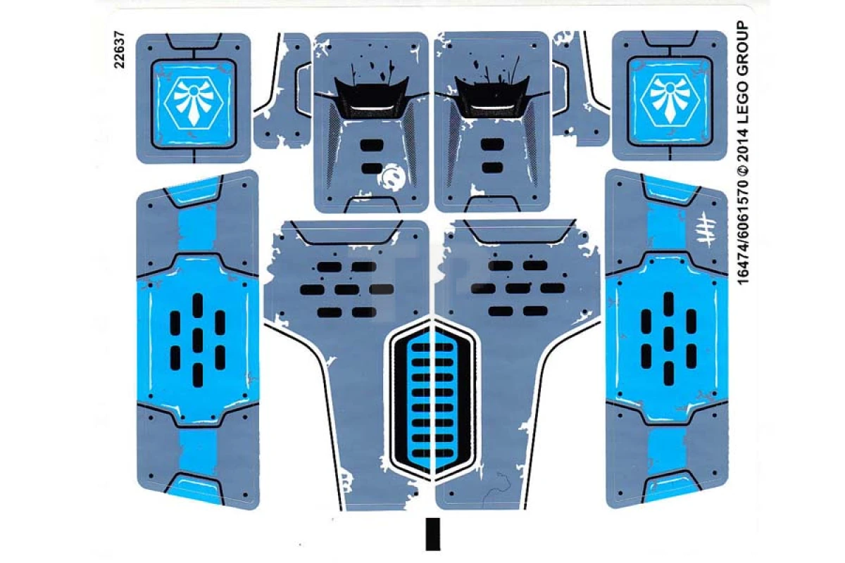 LEGO&reg; 6061570 - Sticker voor set 70131