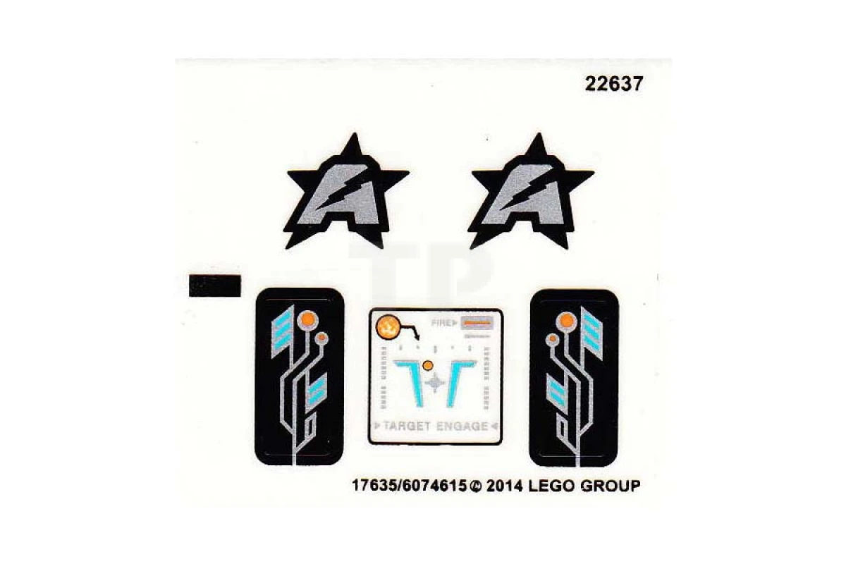 LEGO&reg; 6074615 - Pegatina para Set 70162