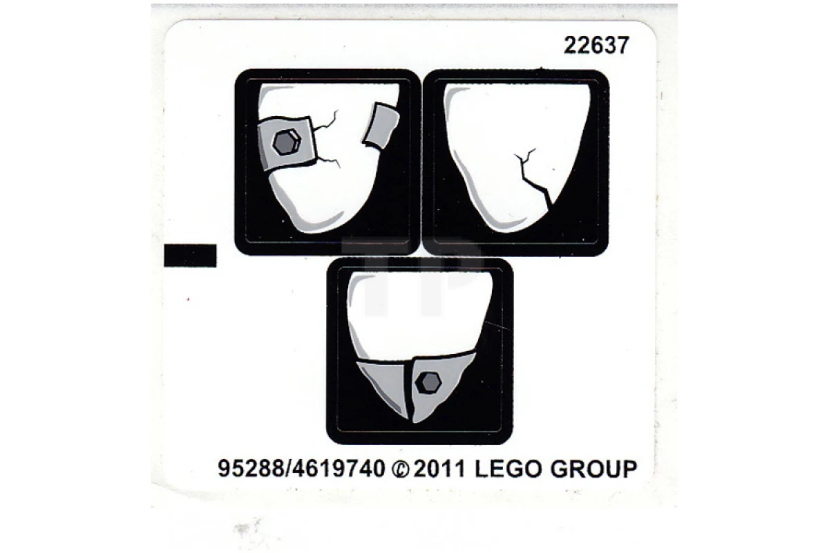 LEGO&reg; 4619740 - Sticker for Set 2520