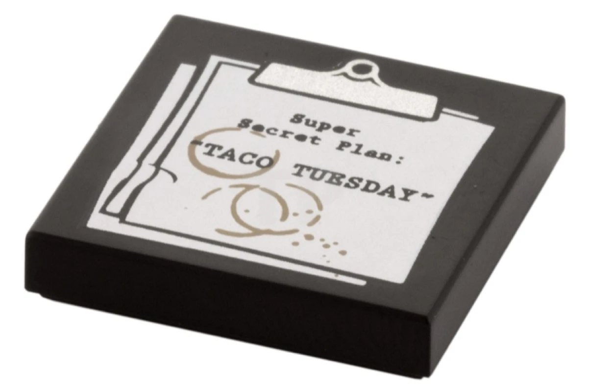 LEGO&reg; 6062580 - 3068pb0826 - Tile 2 x 2 with Clipboard with 