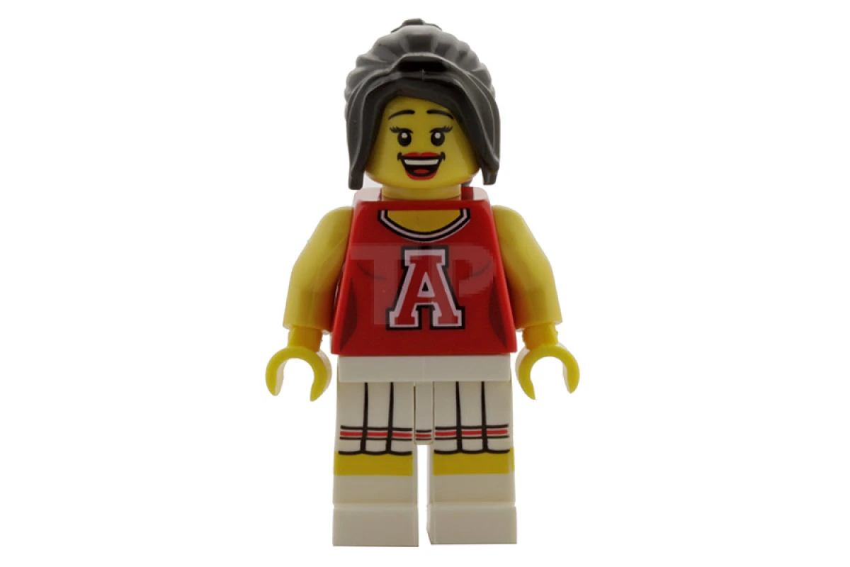 LEGO&reg; col125 Cheerleader rossa (senza accessori)