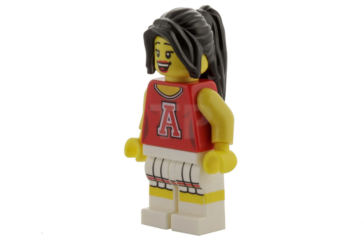 LEGO&reg; col125 Cheerleader rossa (senza accessori)