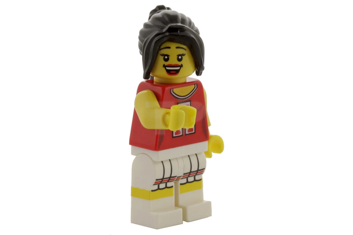 LEGO&reg; col125 Cheerleader rossa (senza accessori)