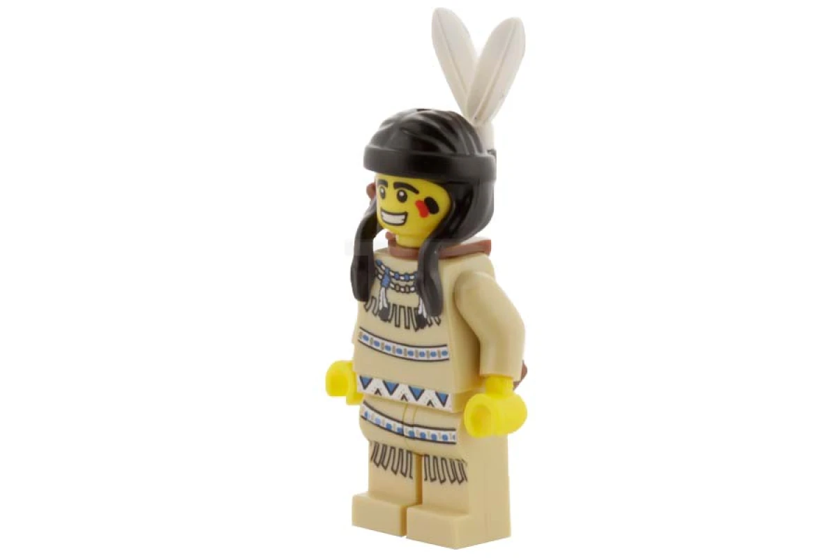 LEGO&reg; col001 Cazador tribal (indio) (sin accesorios)