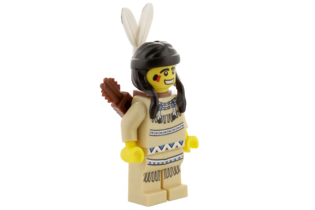 LEGO&reg; col001 Cazador tribal (indio) (sin accesorios)